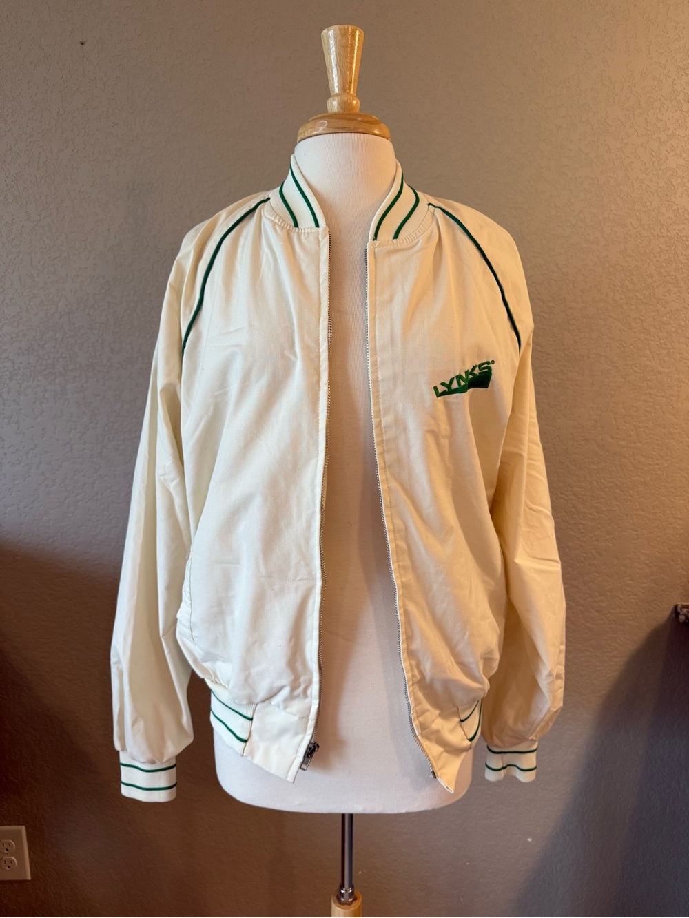 Vintage 80s Lynks Seeds King Louie Farm Jacket Mens L USA Made